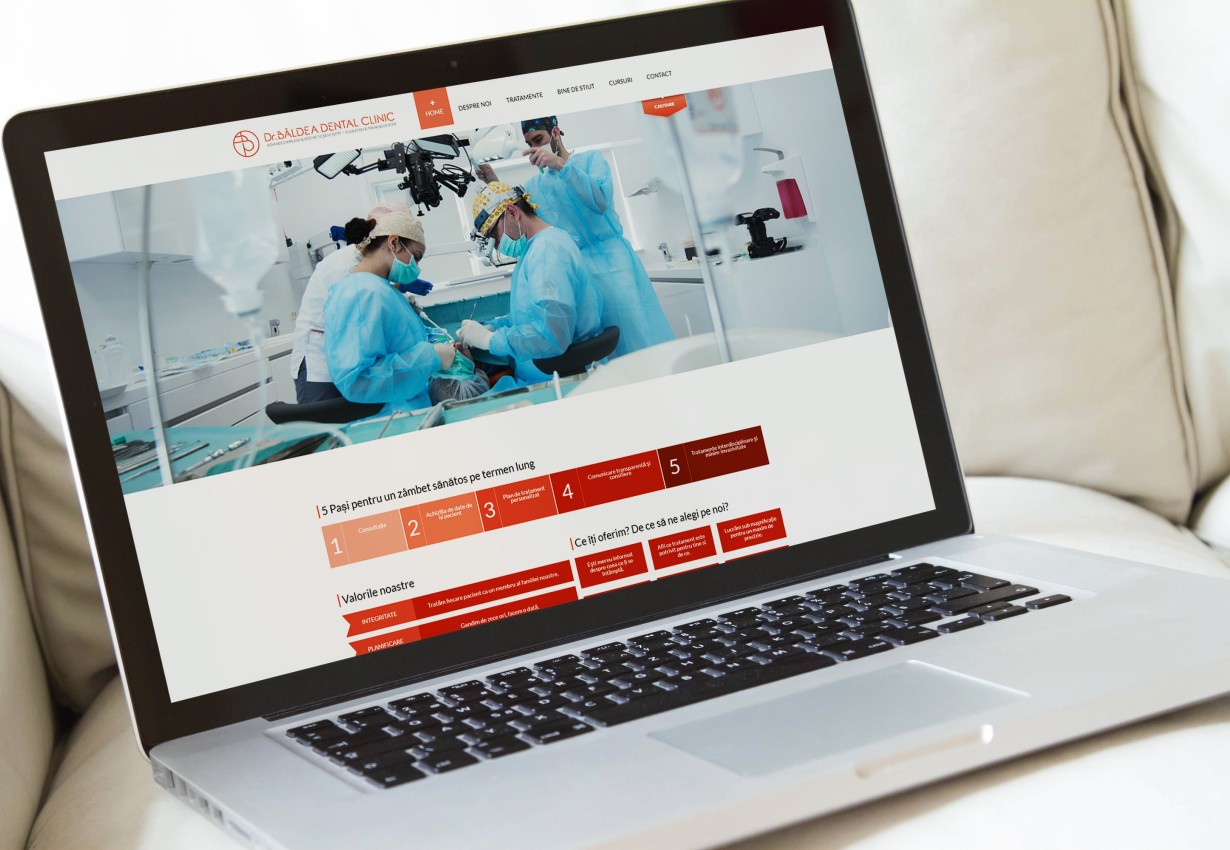 Aplicatii web - Site prezentare clinica stomatologica